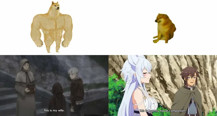 Веселые анимешные мемы