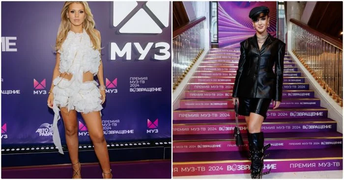 Гламур и стиль: Серябкина и Бузова в ярких образах на красной дорожке