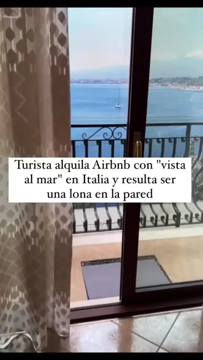 В Италии выдали наклейку на стене за шикарный вид из окна⁠⁠