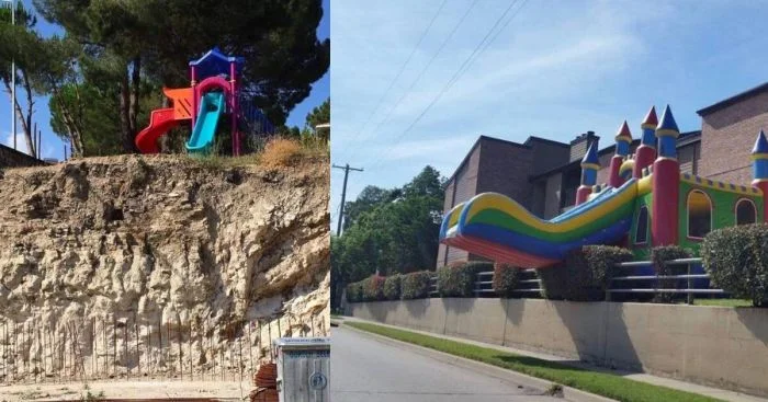 На грани сумасшествия: детские площадки и развлечения