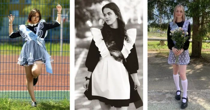 Последний звонок 2024: выпускницы в бантиках и фартучках