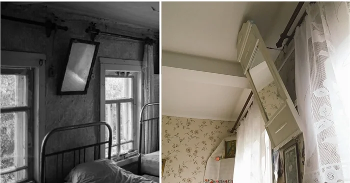 Зачем зеркала в русских избах висели так высоко?