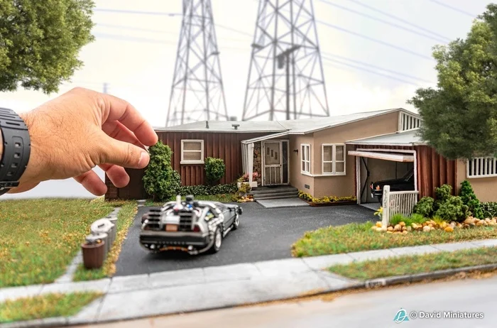 Диорама "Дом Марти Макфлая⁠⁠"