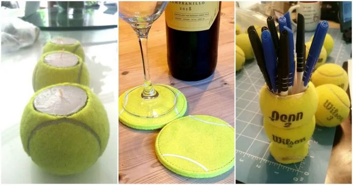 Нестандартные поделки из теннисных мячей