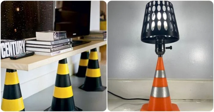 15 креативных способов использовать дорожный конус