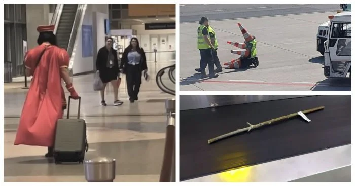 Самые забавные и странные моменты в аэропортах