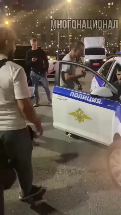 Конфликт в Санкт-Петербурге: Уроженцы Дагестана на Mercedes вступили в драку с сотрудниками ДПС