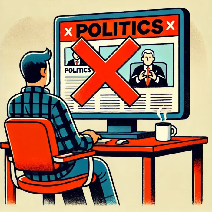 Отключение раздела «Политика»