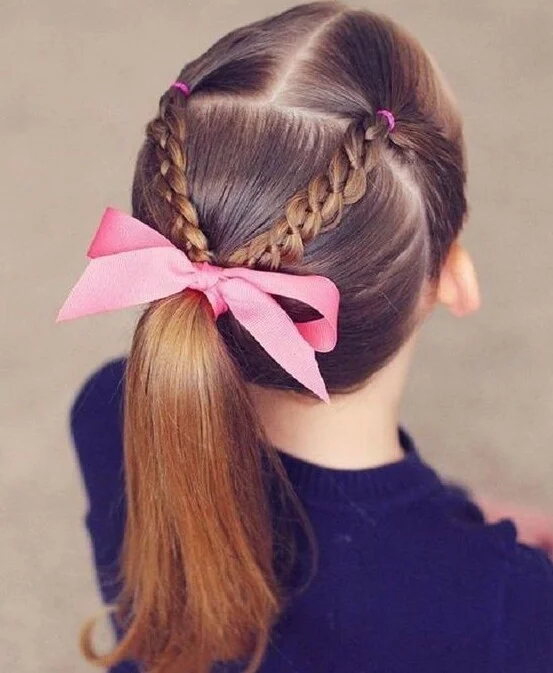 Идеи простых и стильных причесок для девочек в школу