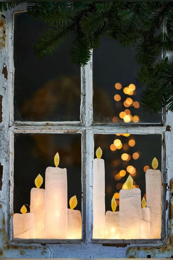 Новогодний декор окон: вдохновляющие идеи к 2025 году