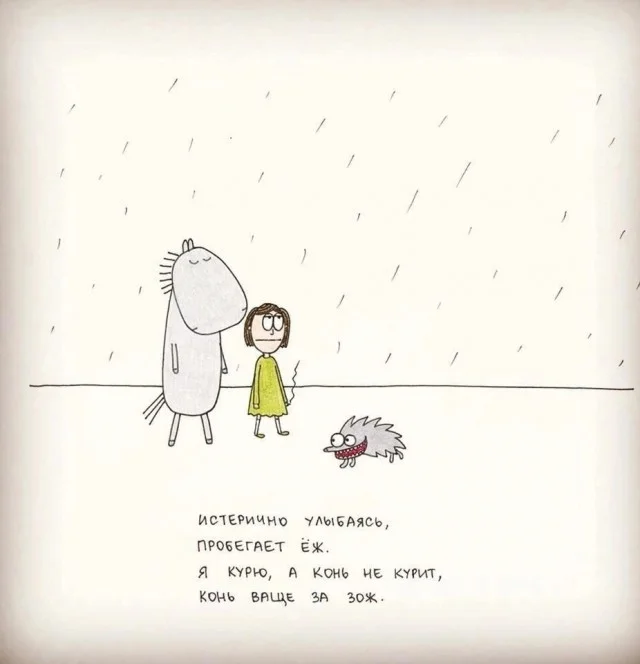 Мы с конем идем по полю