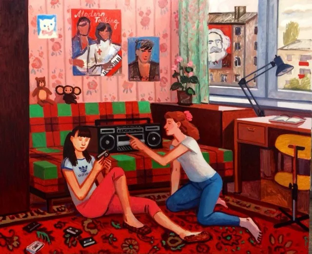 Советское детство в картинах Зои Черкасской