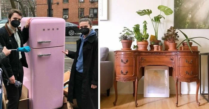 Когда выброшенная мебель находит новых хозяев