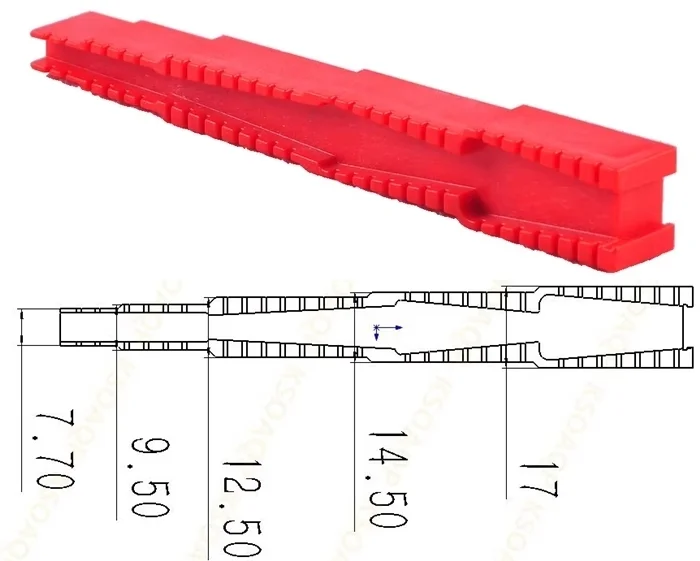 Площадка для сгибания выводов резисторов