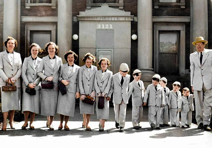 Необычные снимки из США: 20 раскрашенных фотографий прошлого века