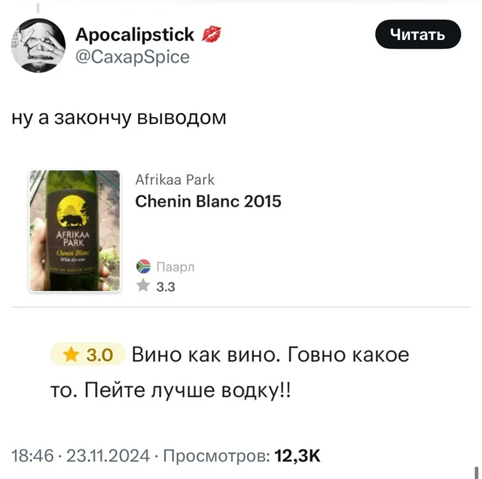 Обзоры вин без излишней вычурности: честно и понятно