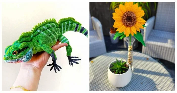 20 удивительных работ, созданных с помощью крючка творческими людьми