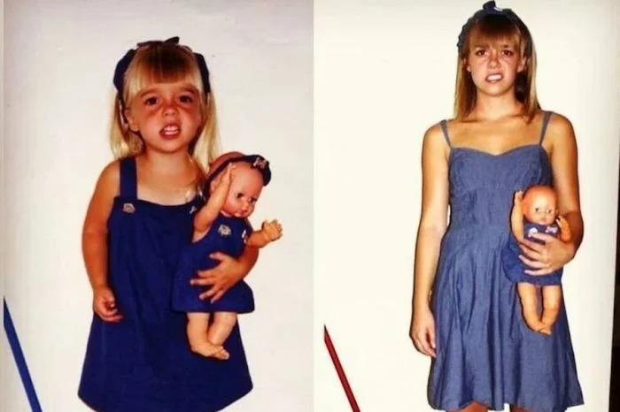 Прошлое и настоящее: семьи, повторившие старые кадры спустя годы