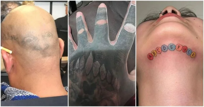 Когда здравый смысл отдыхает: 15 самых нелепых татуировок