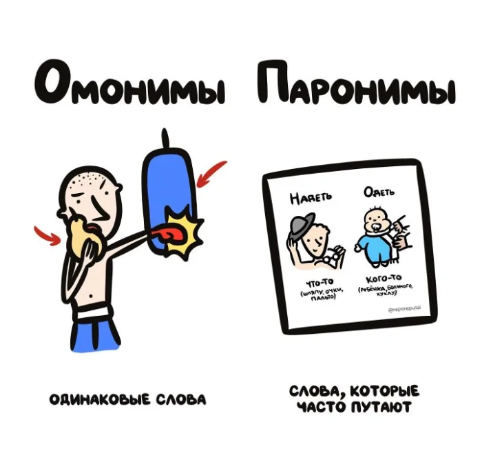 Знай разницу! Различий пост #6