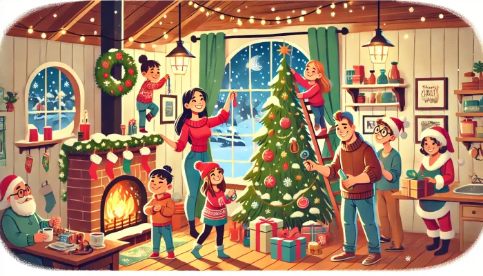 Девушка попросила создать в комментариях атмосферу новогодней семейной подготовки