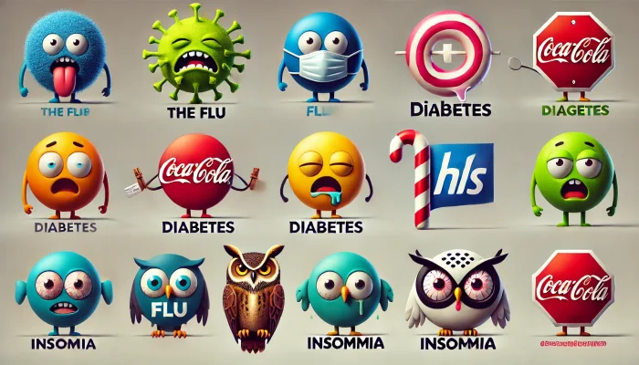 Как могли бы выглядеть логотипы болезней?