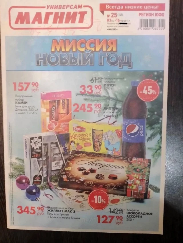 Каталог продуктов 2014 года: цены, вызывающие ностальгию