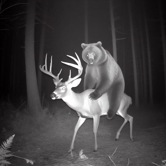 Забавный медведь из США, ставший интернет-звездой