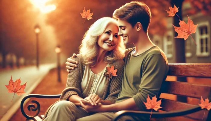 Молодой парень и его попытки завоевать взрослую женщину