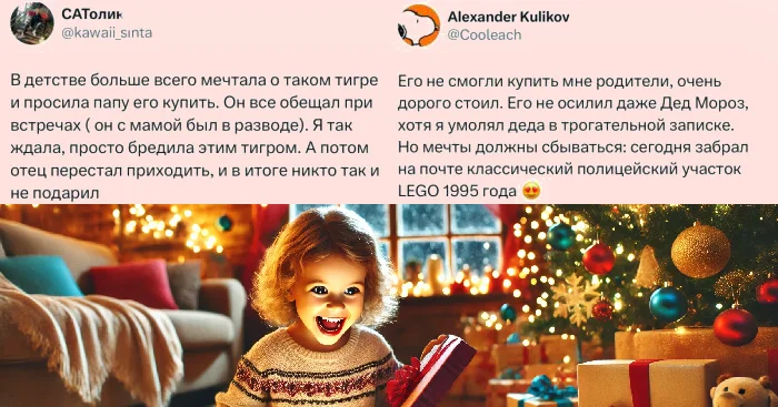 «Мечтал о банане»: детские желания и самые трогательные подарки