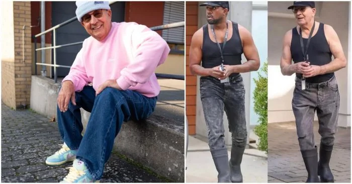 Стиль на высоте: дедуля копирует звёздные луки