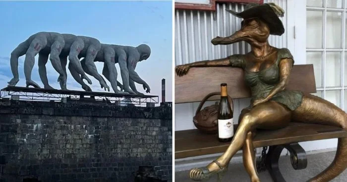 Странные статуи: 12 примеров удивительной креативности