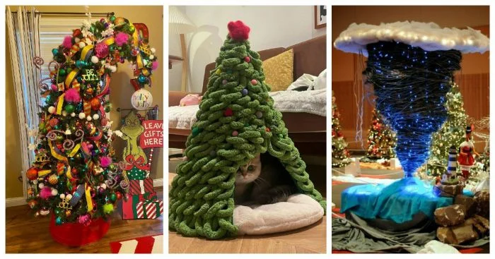35 креативных способов украсить ёлку к праздникам