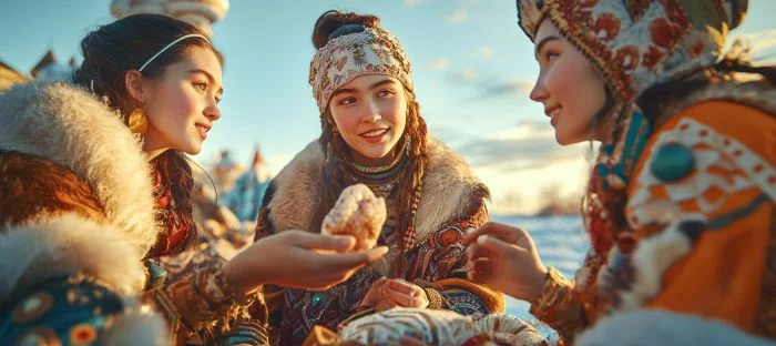 Как можно представить города России в женском облике