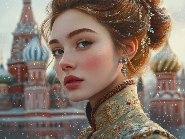 Как можно представить города России в женском облике