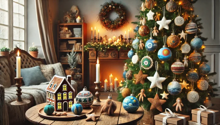Очарование ручной работы: 15 новогодних украшений для праздника