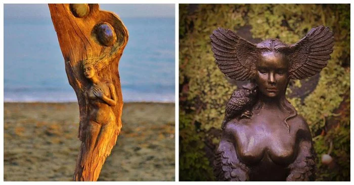 Когда природа становится искусством: 15 скульптур из плавника