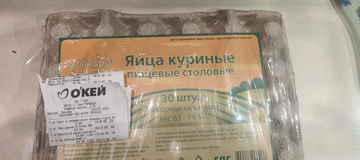 Яичная инфляция?