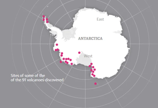 Антарктида на пороге пробуждения: что будет, если оживут сотни вулканов?