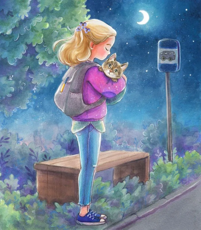 Тепло и доброта в каждой линии: уютные иллюстрации