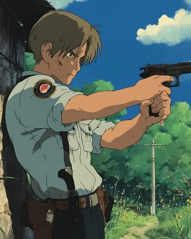 Если бы Resident Evil встретил аниме: в стиле Хаяо Миядзаки