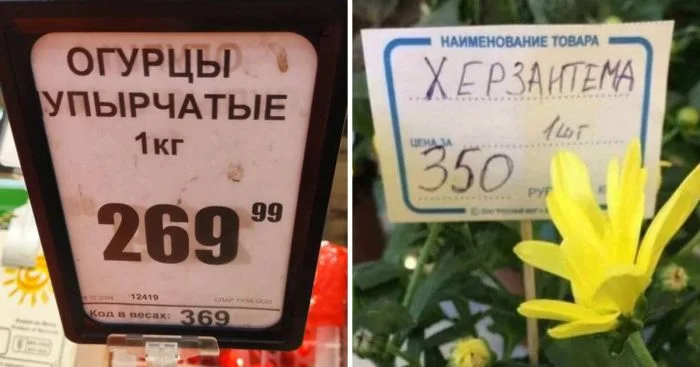 15 смешных ценников, которые незаметно забирают внимание от цифр
