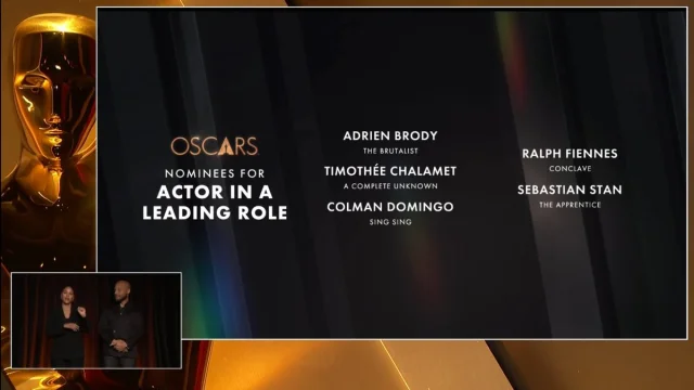 Стал известен список номинантов на «Оскар-2025»