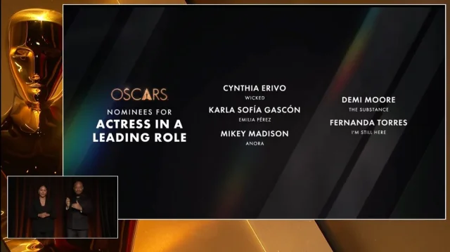 Стал известен список номинантов на «Оскар-2025»