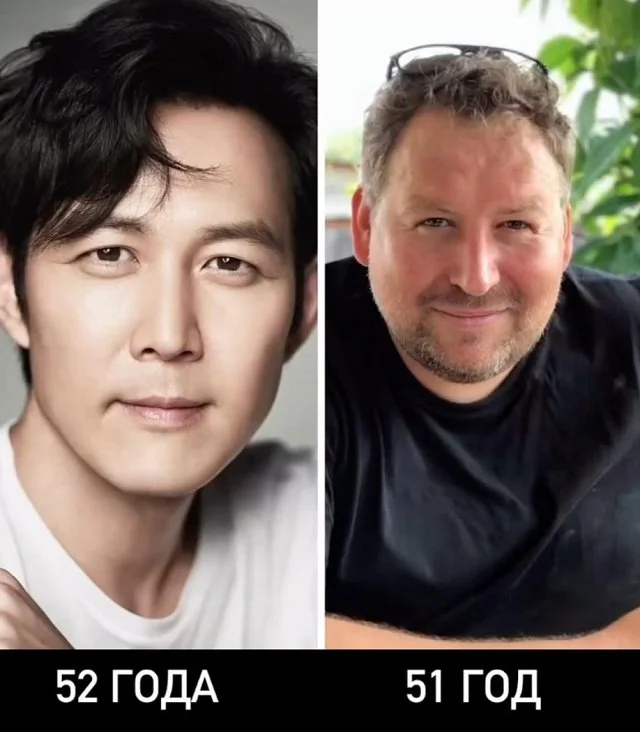 Как стареют мужчины в Корее и России: сравнение из Сети