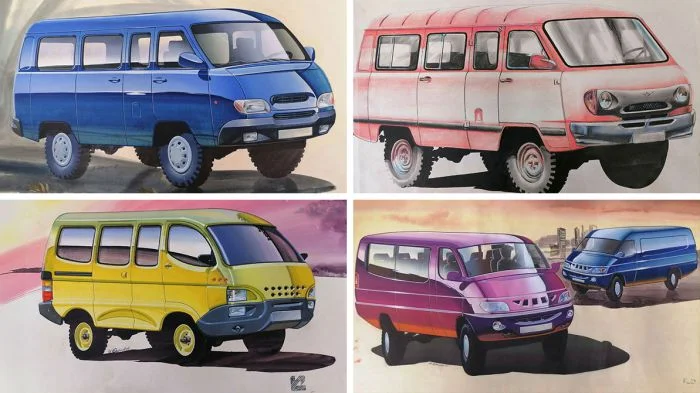 УАЗ раскрыл, каким мог быть новый облик «буханки»