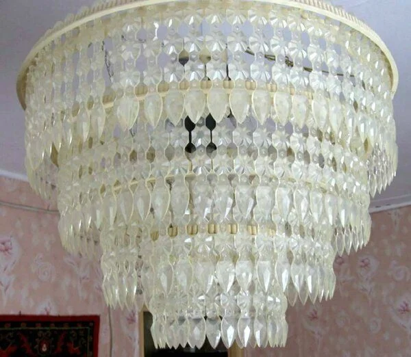 Люстра «Каскад» с висюльками