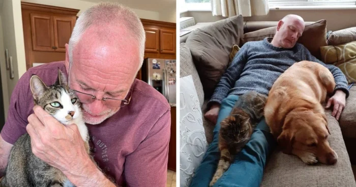 «Никаких животных в доме!» – 16 фото мужчин, которые передумали