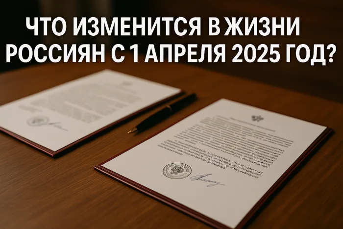 Какие нововведения ждут россиян с 1 апреля 2025 года