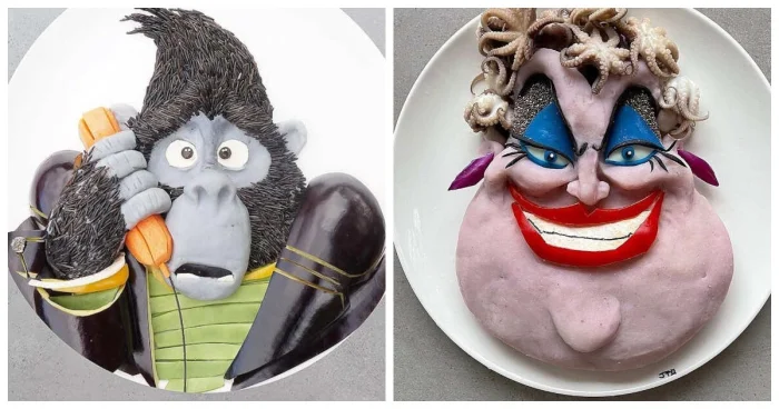 Когда еда становится искусством: 18 персонажей из продуктов